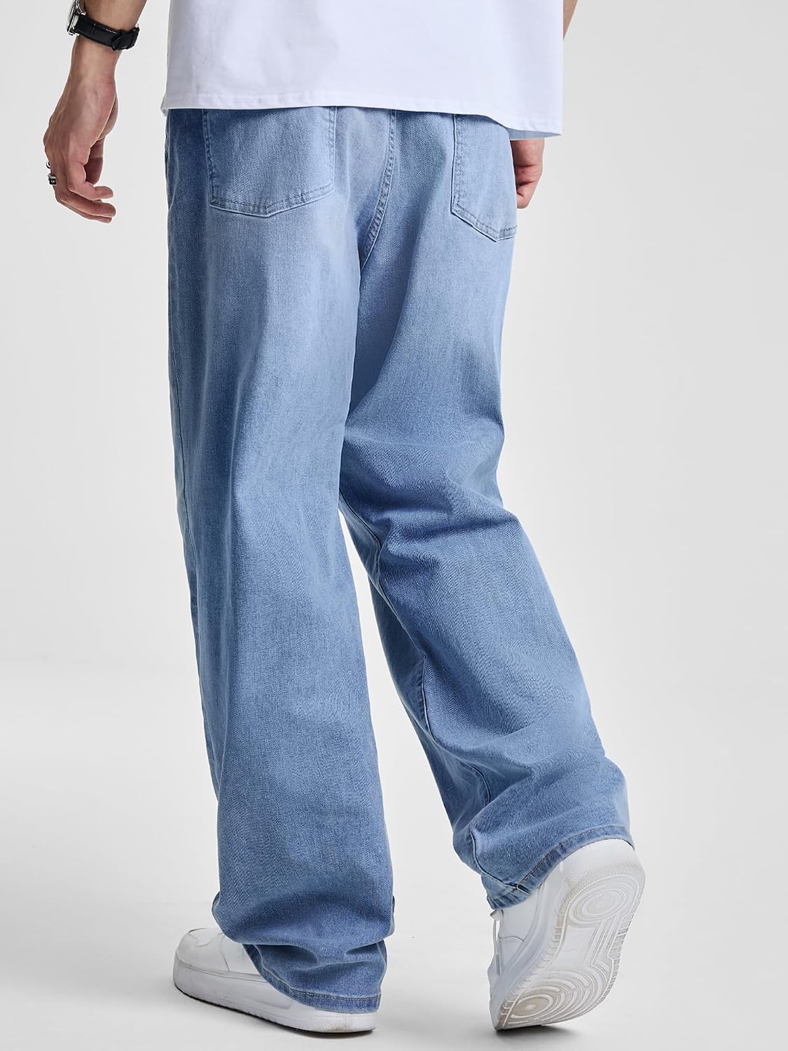 Detalle de JMIERR Herren Baggy Jeans mit Stretch