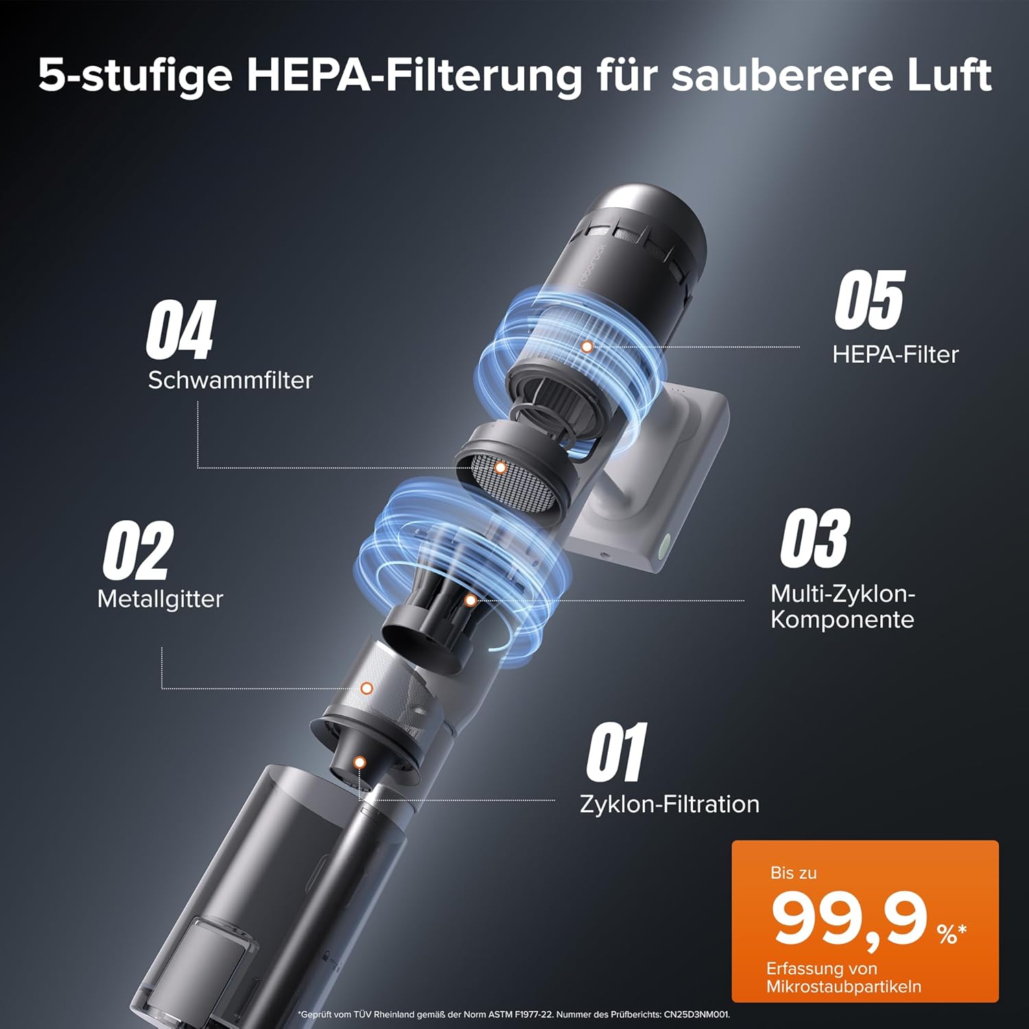 Thumbnail 5 de roborock H60 Hub Pro kabelloser Staubsauger