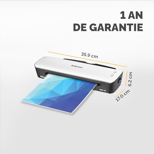 Thumbnail 6 de Fellowes Sola A4, plastifieuse jusqu’à 125 microns avec anti-bourrage