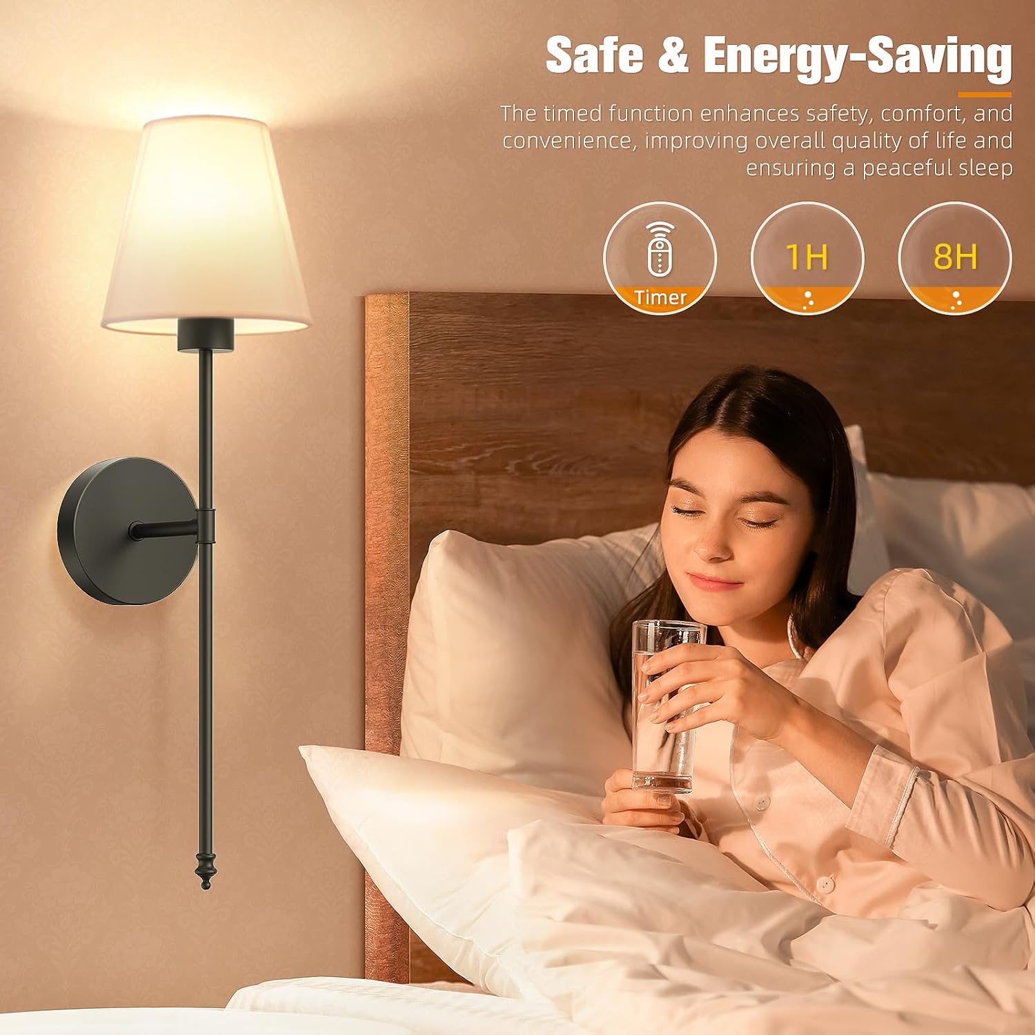 Thumbnail 5 de NIORSUN Wall Sconce 5200mAh Black