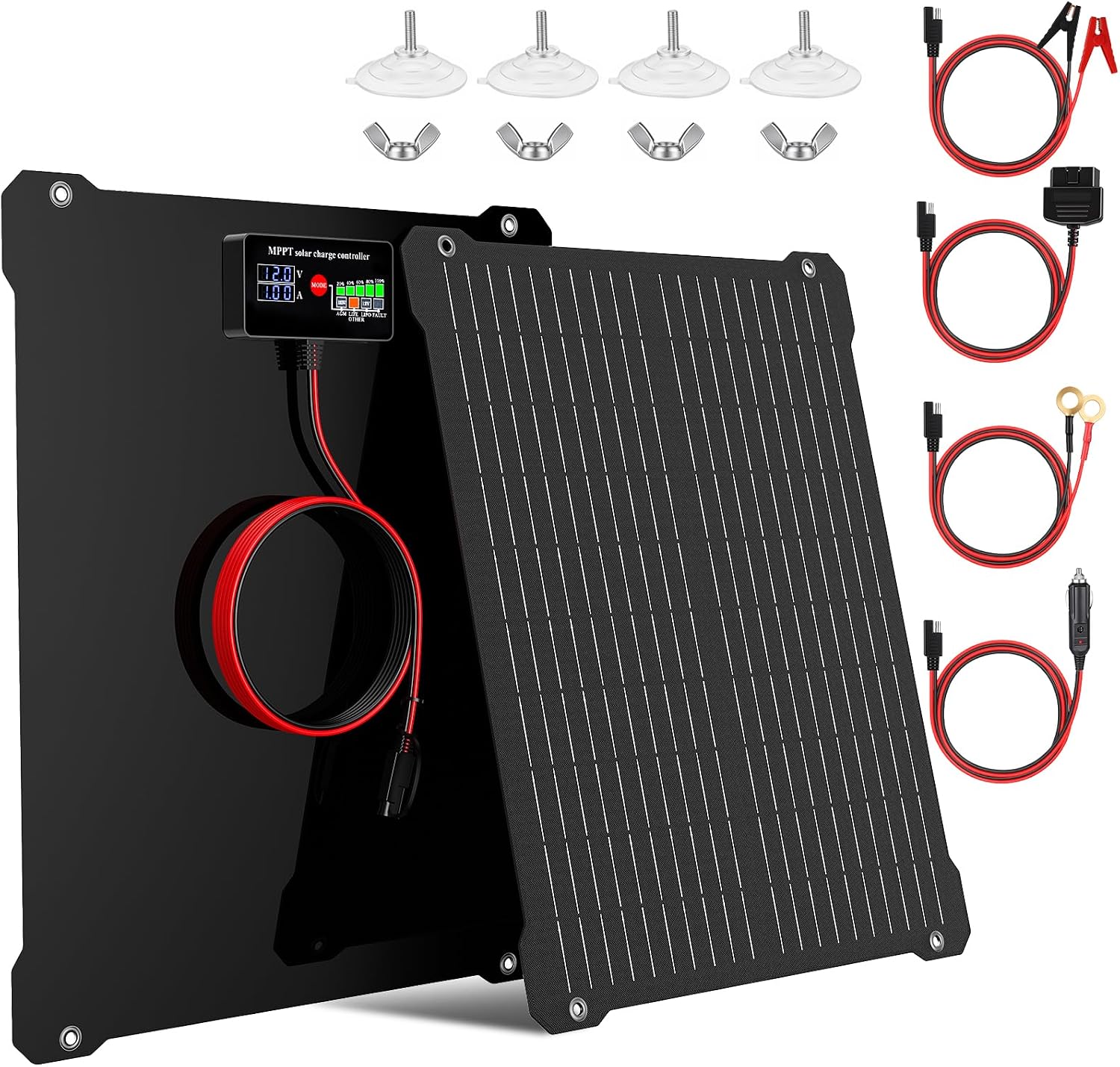 Detalle de Paodekua Solar Battery Charger 35W