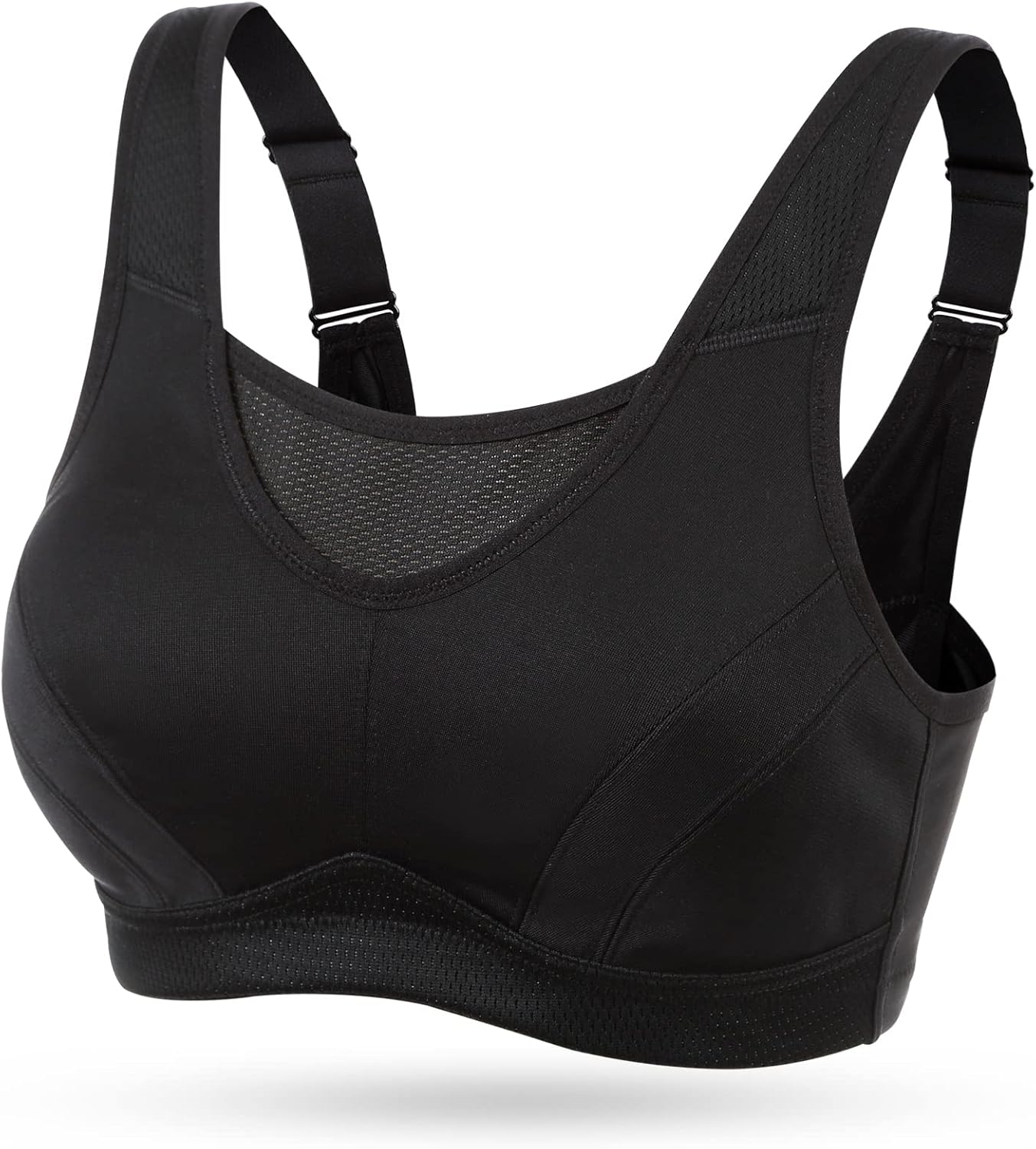 Detalle de WingsLove Women’s High-Impact Sports Bra: Full Coverage, Wirefree Support