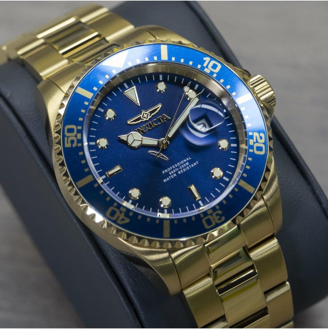 Thumbnail 2 de Invicta Pro Diver Montre Homme – Quartz, 43 mm, acier inoxydable, cadran bleu
