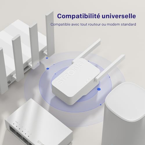Thumbnail 7 de STRONG AX3000, répéteur WiFi 6 double bande avec Ethernet Gigabit