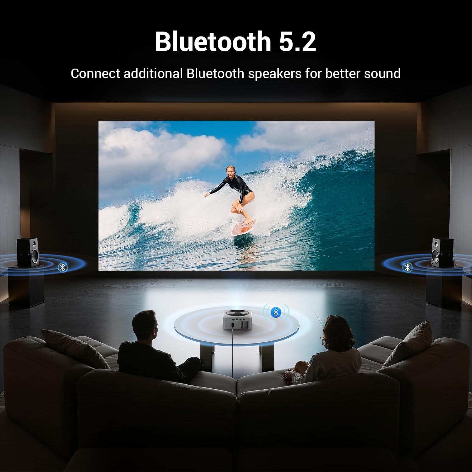 Detalle de HAPPRUN Smart Projector J7