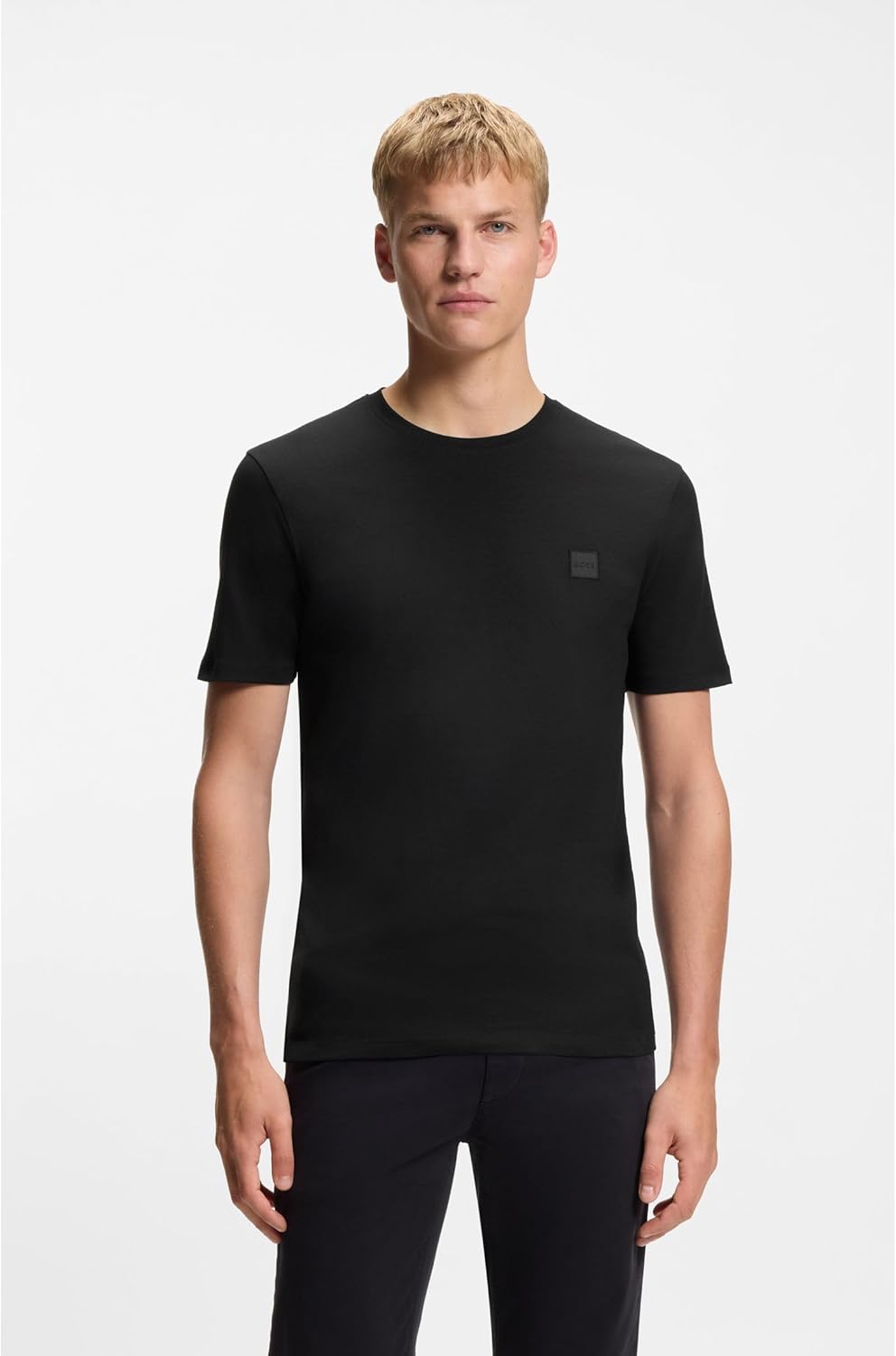 Thumbnail 2 de BOSS Herren T-Shirt „Tales“ Relaxed Fit aus Baumwoll-Jersey mit Logo-Aufnäher