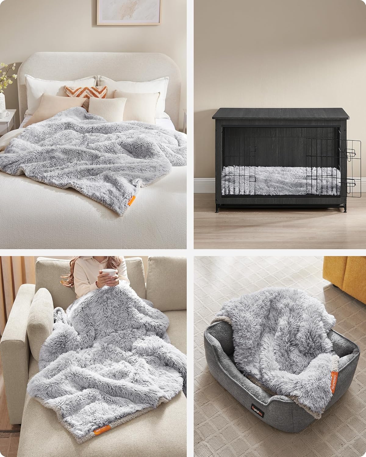 Thumbnail 3 de Feandrea Long Waterproof Dog Blanket 102×73 cm