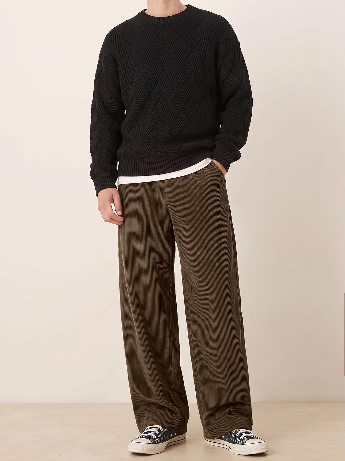 Detalle de HOTake Men's Pants in Corduroy