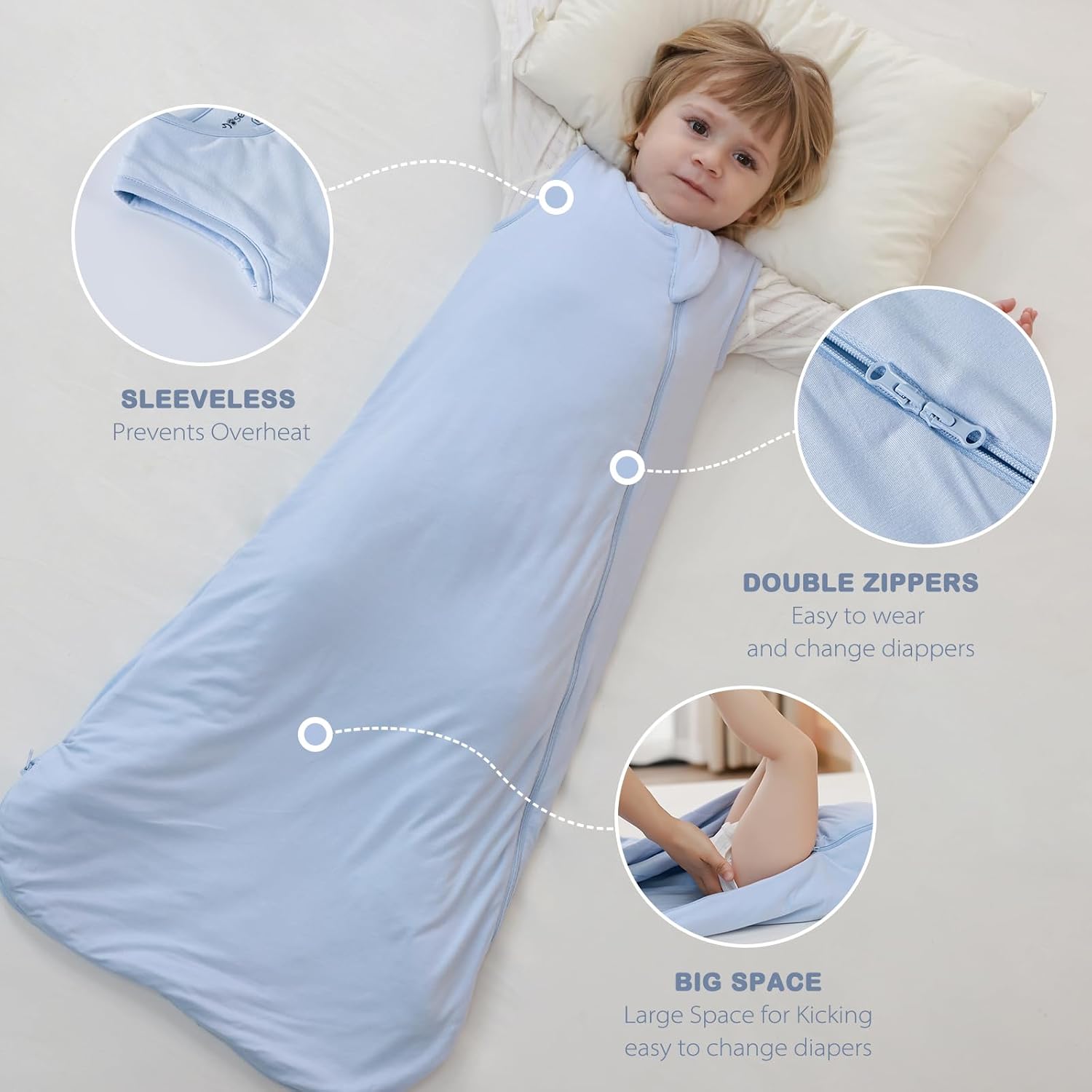 Thumbnail 3 de Mosebears Baby Sleep Sack, 2.5 Tog