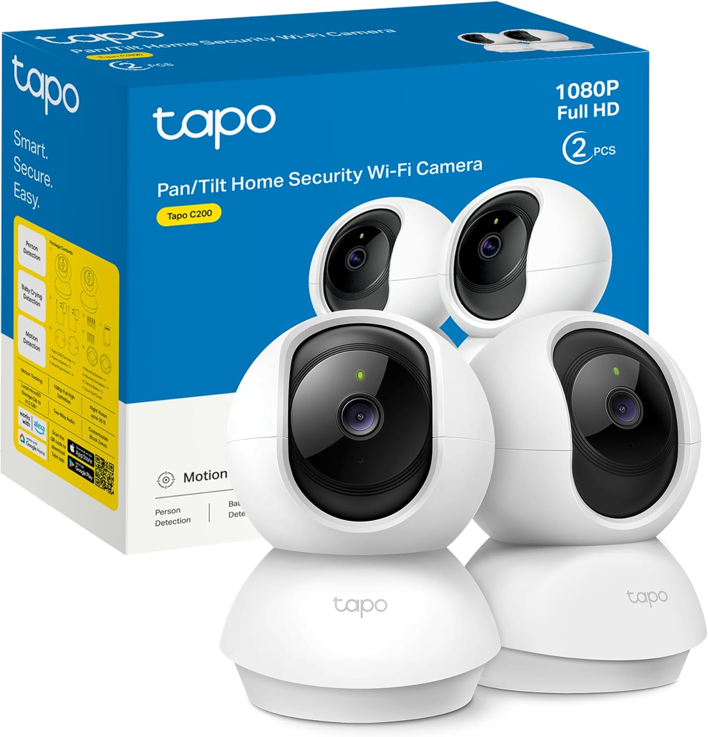 Detalle de Tapo C200P2 Cámara IP WiFi 360° 1080p