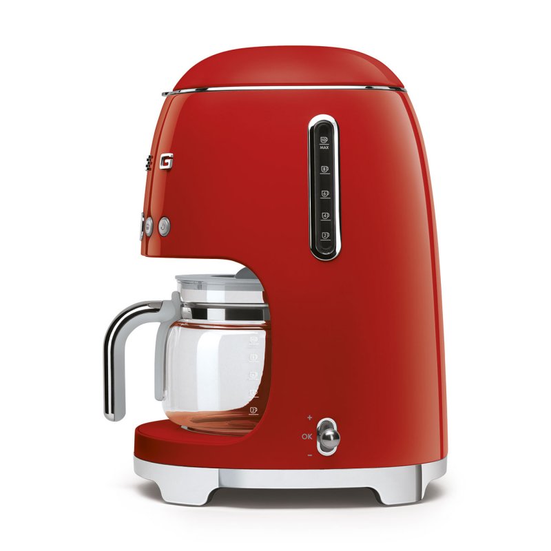 Detalle 2 de Smeg DCF02RDEU Cafetera de goteo roja 1.4 L, 1050 W