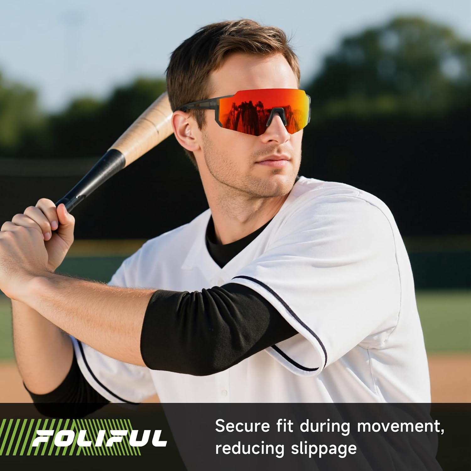 Thumbnail 1 de Foliful 3-Pack Polarized Sunglasses with UV Protection for Men & Women (Sports, Cycling, Running)