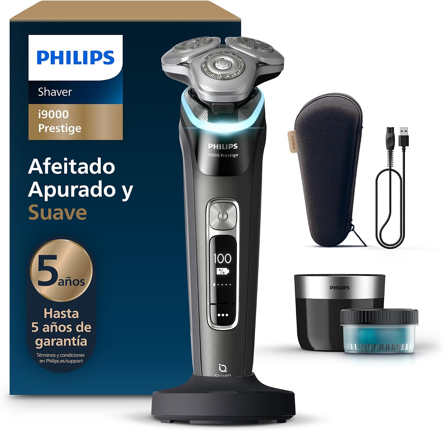 Detalle de Philips i9000 Prestige afeitadora eléctrica XP9207/30