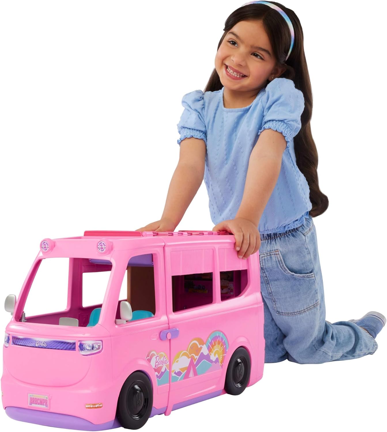 Detalle de Barbie Camper dei Sogni – Playset con oltre 60 accessori e pasta modellabile