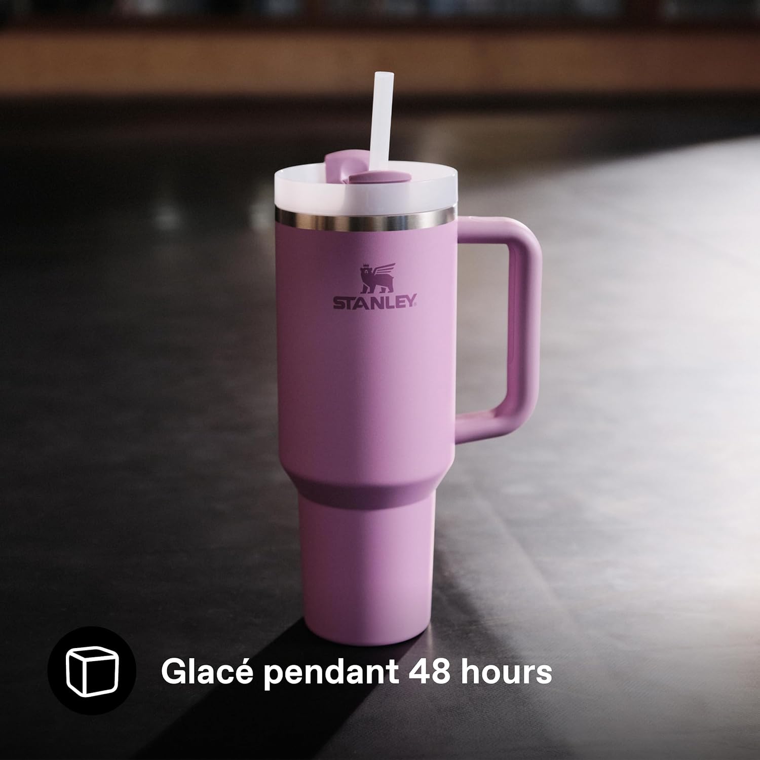 Thumbnail 3 de STANLEY Quencher H2.0 FlowState mug isotherme 1,2L avec paille (Lilac) — glacé pendant 48 h