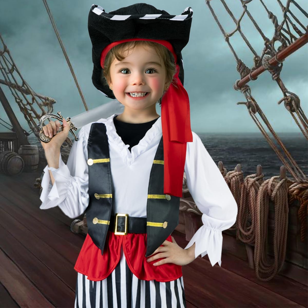 Thumbnail 4 de MELAND Pirate Costume Kids 3-10