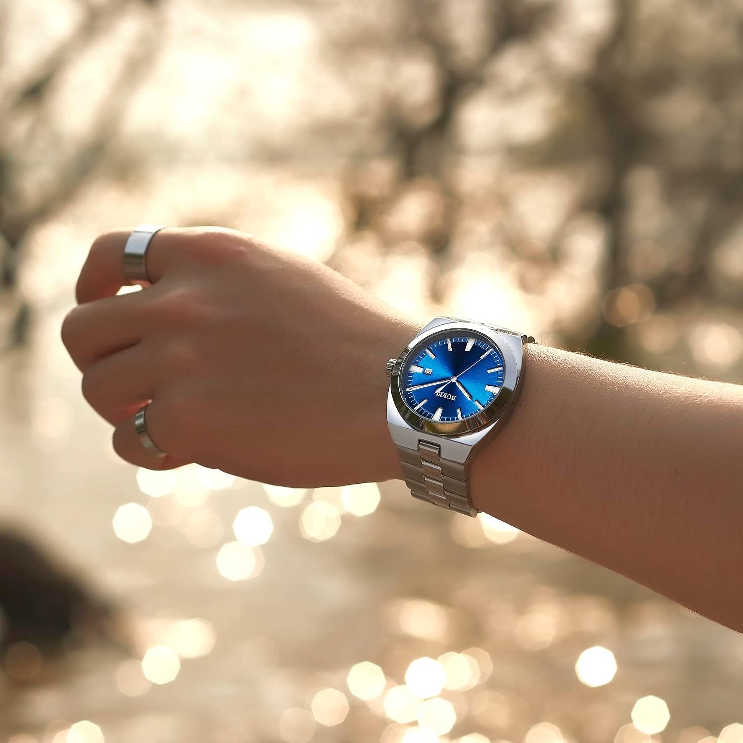Thumbnail 5 de BUREI Montre analogique 41 mm