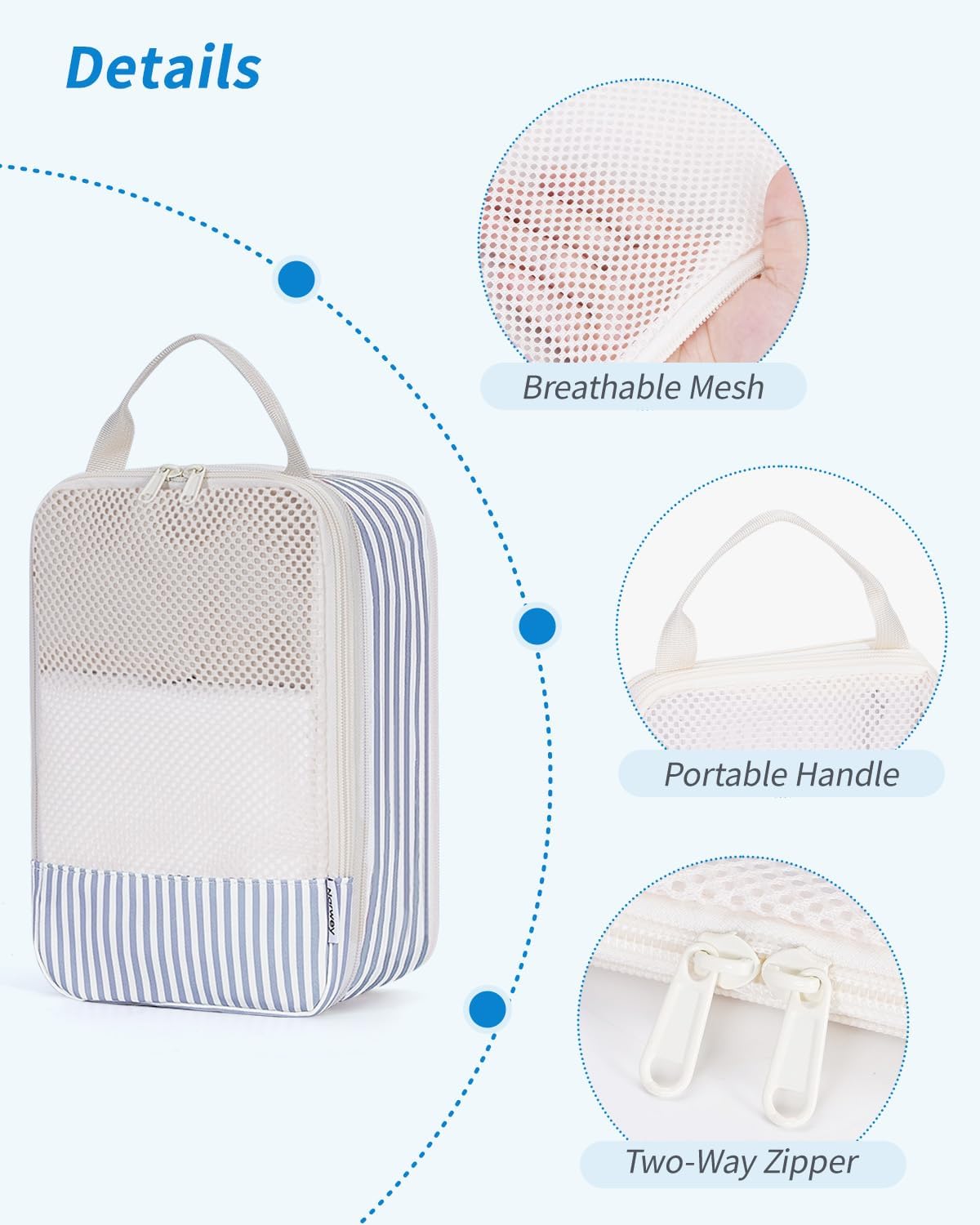 Thumbnail 5 de Narwey 6-set compression packing cubes for travel