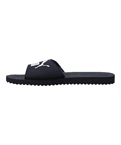 Detalle de PUMA Purecat Slide Sandal Unisex – Peacoat/White, 44,5 EU