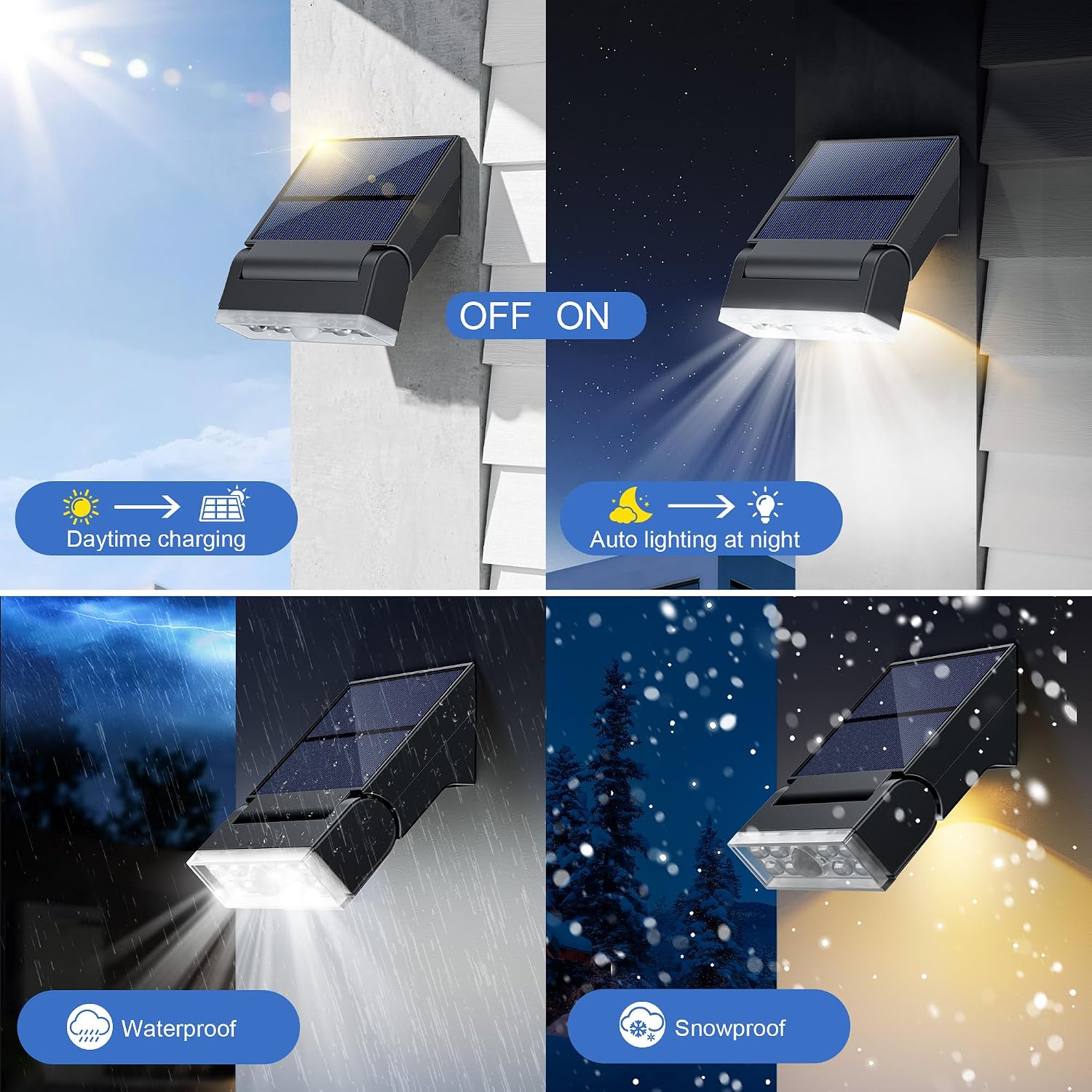 Detalle 1 de Lampada solare Giliwosy 90° LED