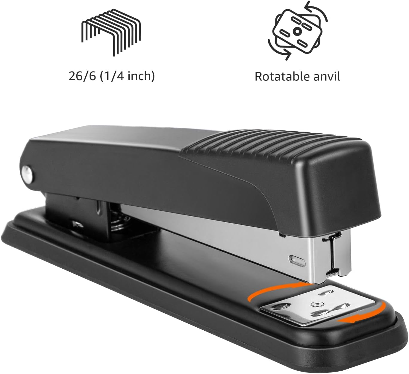 Thumbnail 2 de Amazon Basics Full-strip Metal Stapler 20-sheet