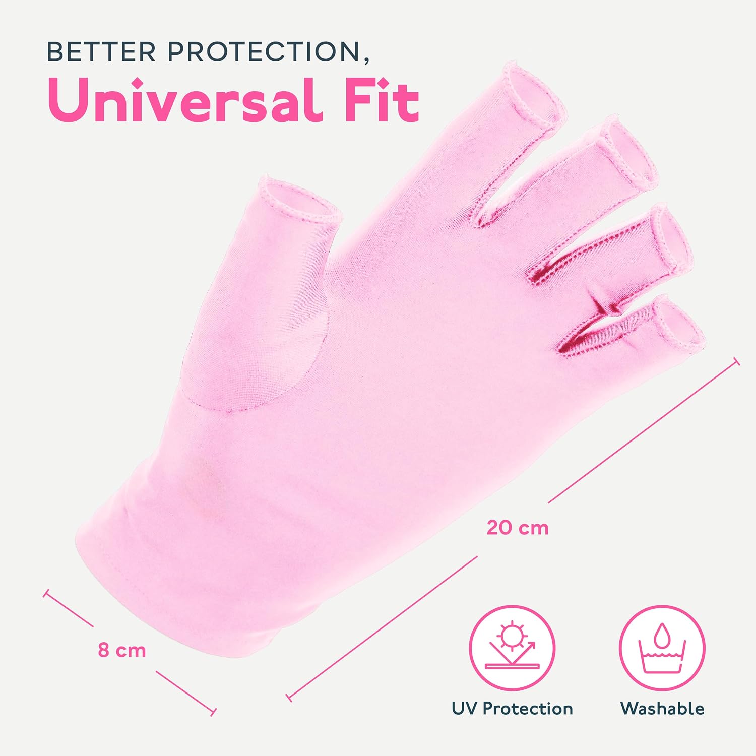 Detalle de SUNUV Gants UV UPF 50 pour ongles