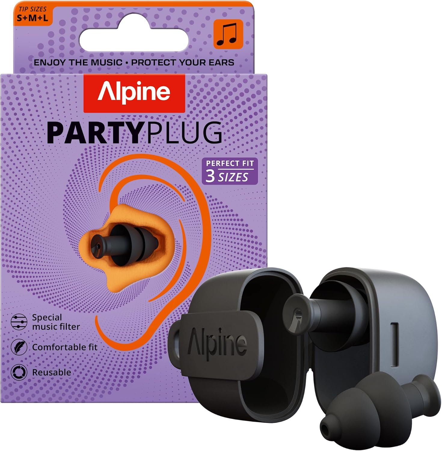 Thumbnail 3 de Alpine PartyPlug Pro: Tappi Orecchie Hi‑Fi 21 dB per Concerti, Festival e Discoteca