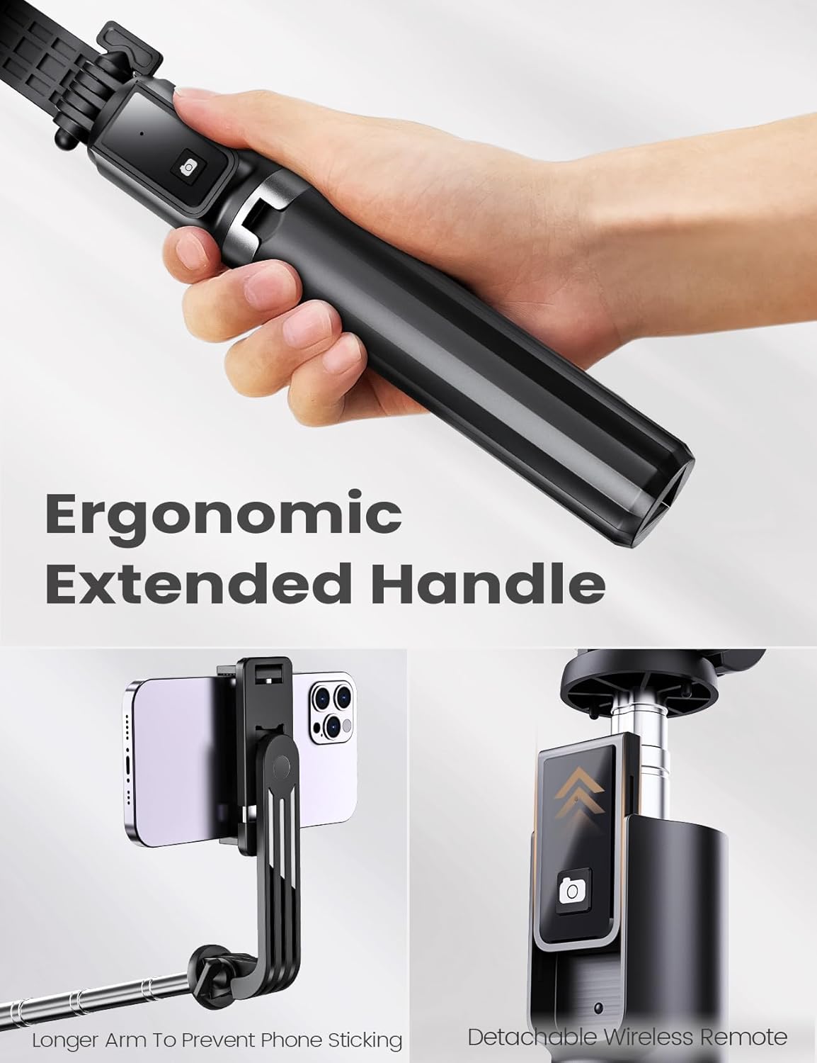Detalle 2 de ANXRE ST01 Selfie Stick Tripod 41.7