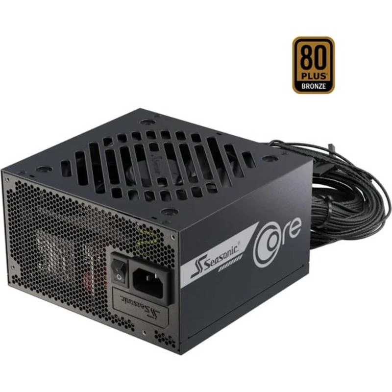 Detalle de Seasonic CORE BC-650 650W: fuente fiable para gaming y creatividad
