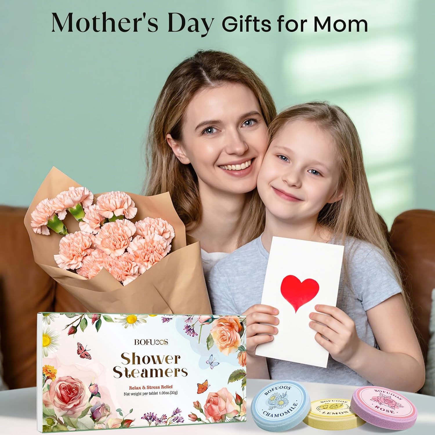 Thumbnail 5 de Bofuoos Mothers Day Gifts for Mum 8pcs shower steamers