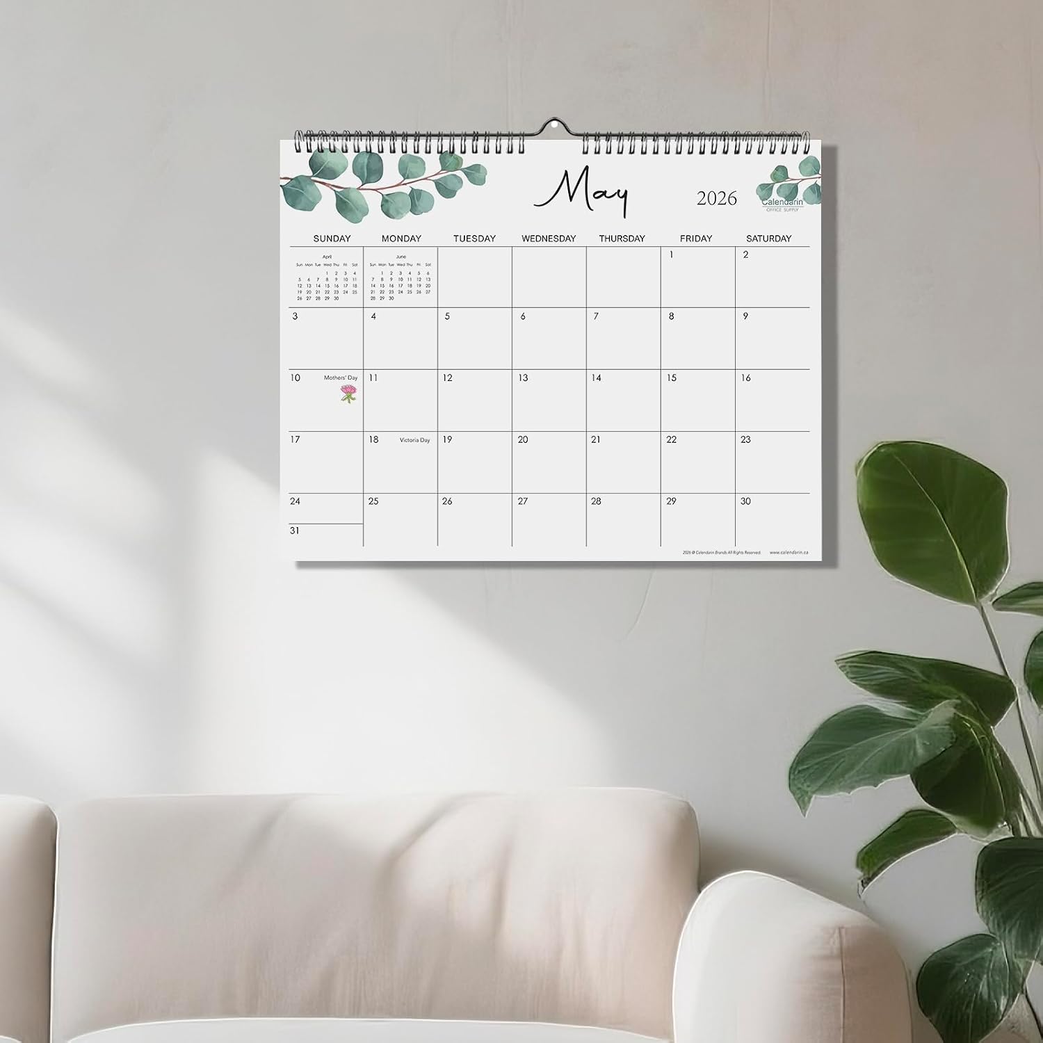 Detalle de Wall Calendar 15 x 12 in