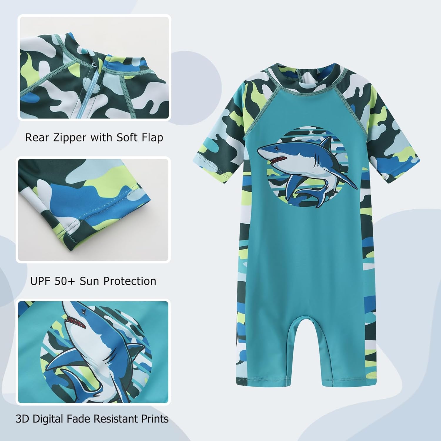 Thumbnail 2 de Aisyee baby swimwear rash guard 3-5 years