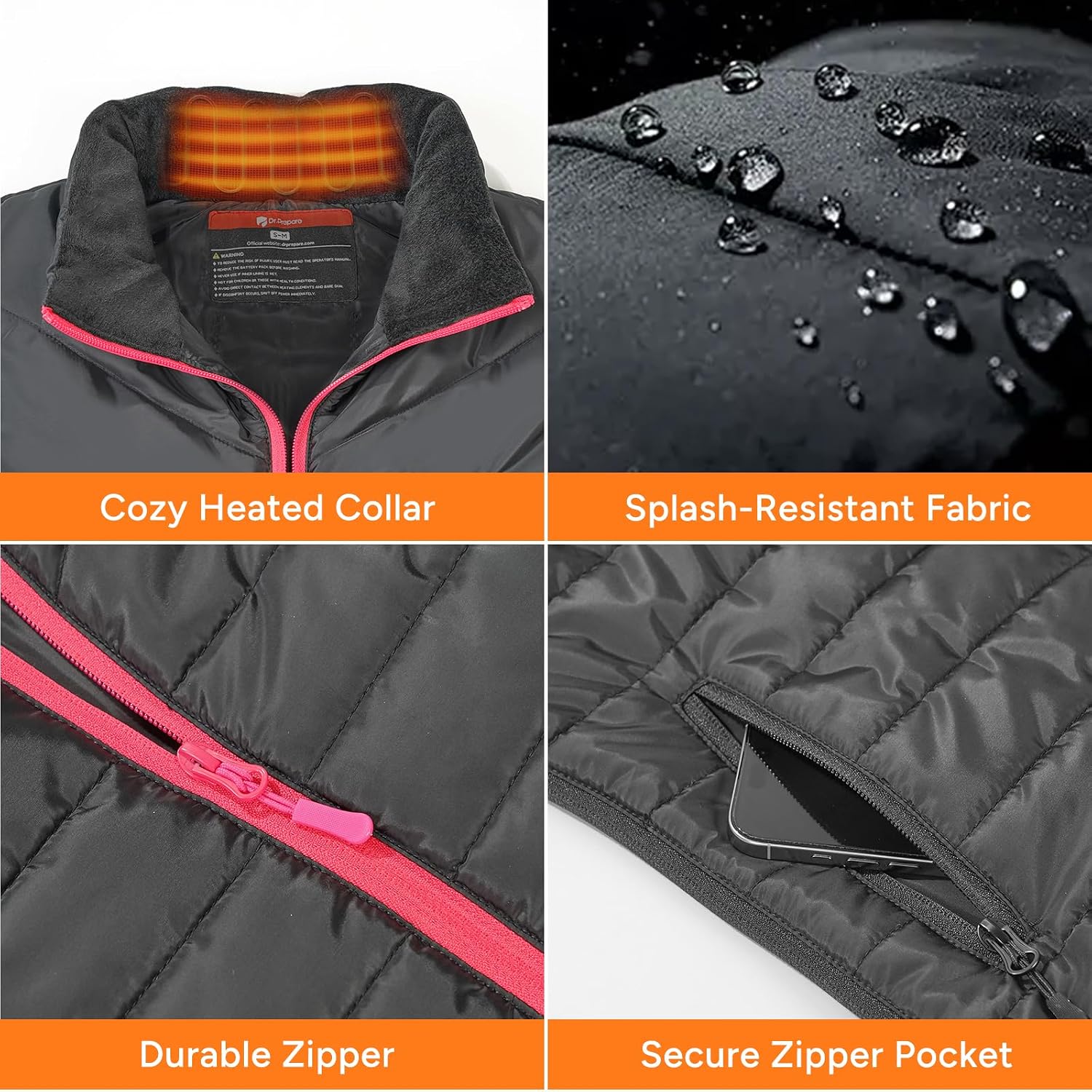 Thumbnail 6 de DR.PREPARE Women’s Heated Gilet 3-level