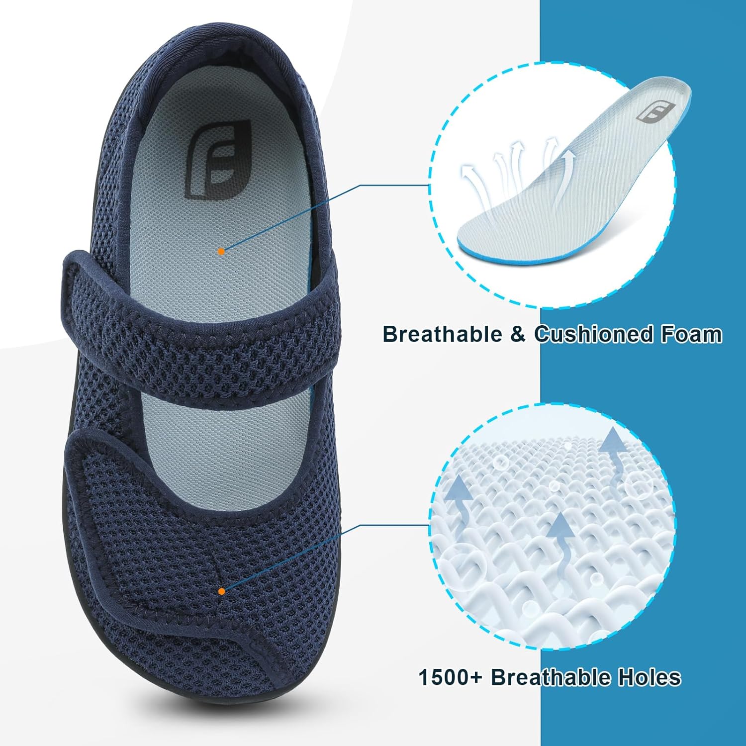 Thumbnail 4 de JOINFREE Mary Jane Walking Shoes Wide Fit