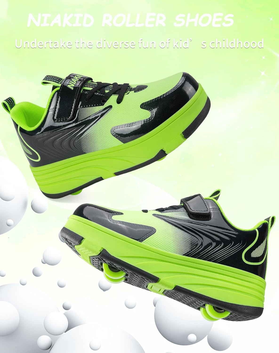 Thumbnail 6 de Niakid 4-Wheel Roller Skate Shoes for Kids – Stable, Adjustable, Versatile Fun