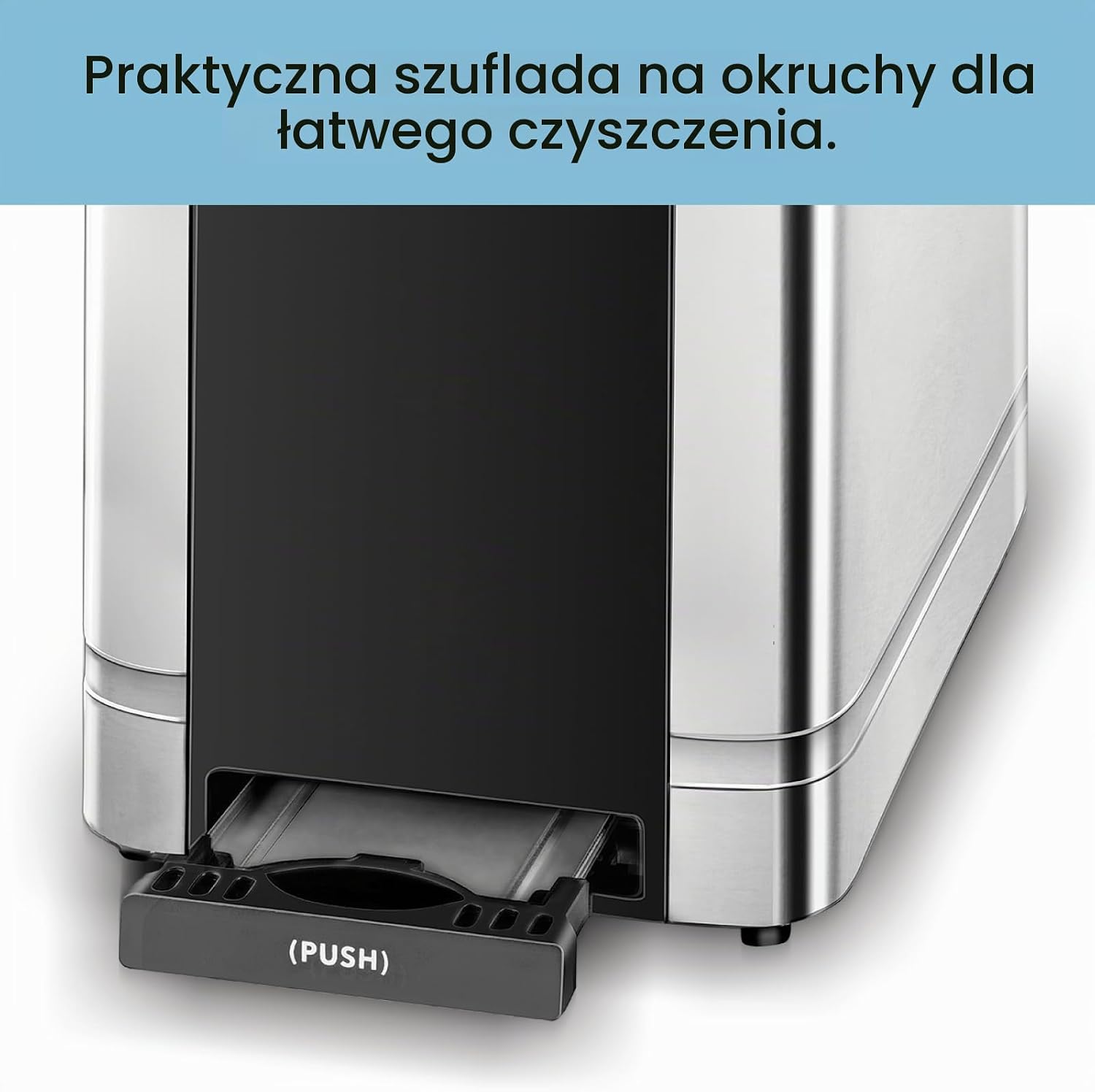 Detalle 1 de Chefman RJ31-SS-V2-EU – toster na 2 kromki, 7 ustawień i szerokie szczeliny