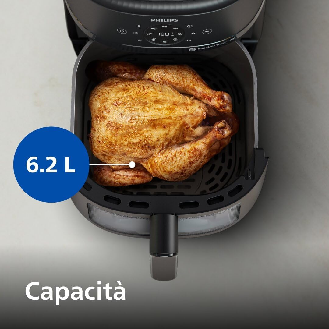 Thumbnail 6 de Philips Airfryer Serie 2000 – Friggitrice 6,2 L con finestra e 13 modalità