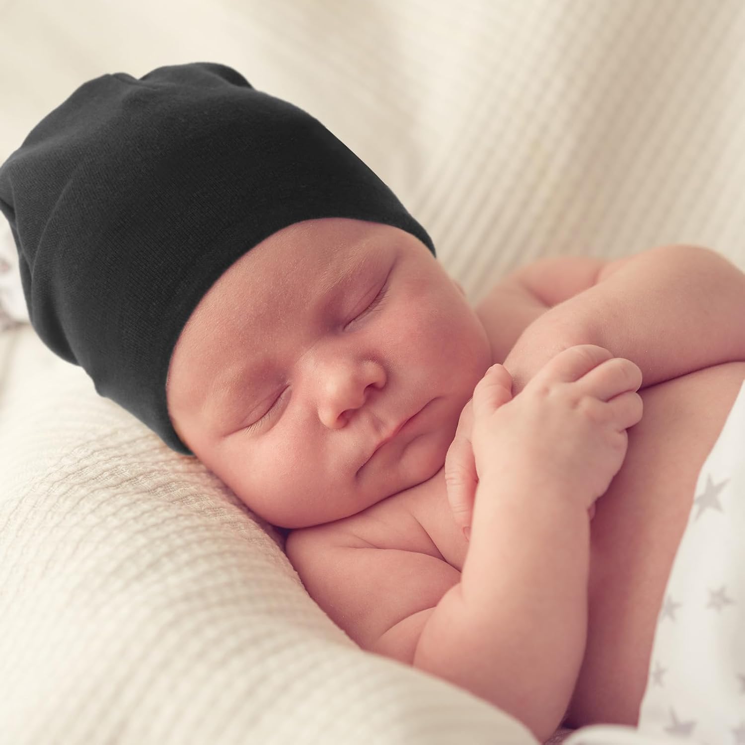 Thumbnail 2 de DRESHOW 6-Pack Baby Beanie Knit Hats for Newborn to Toddler