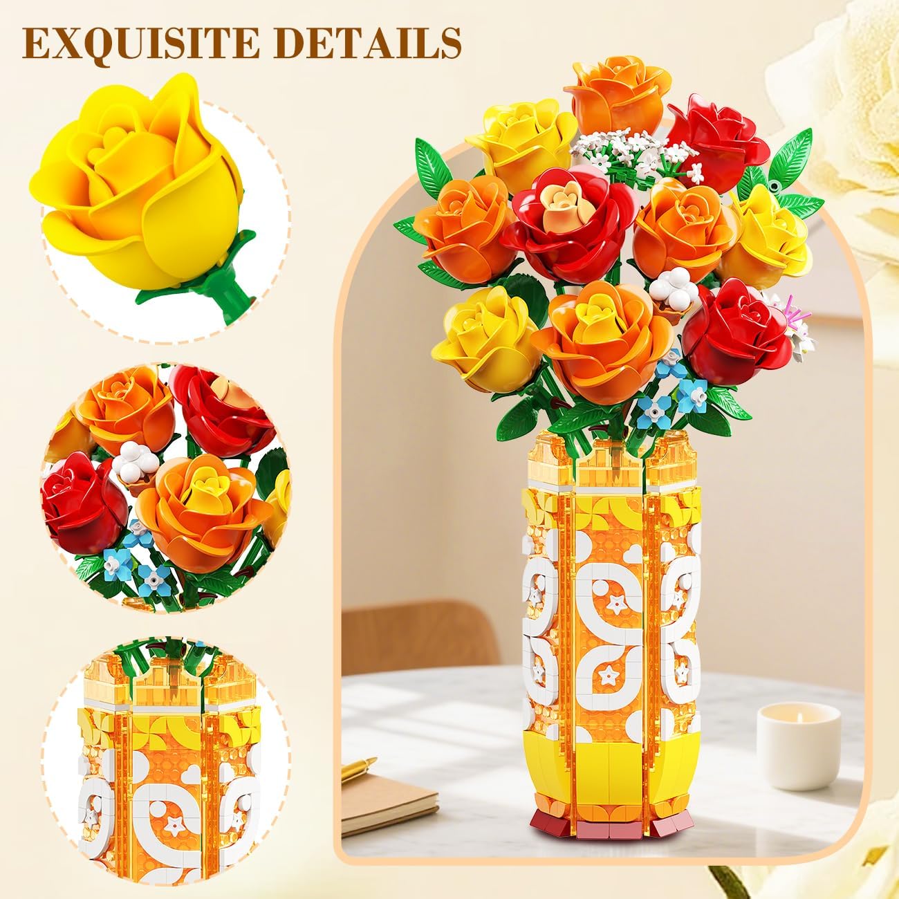 Thumbnail 3 de CUBIMANA Blumenstrauß-Bausatz mit Vase
