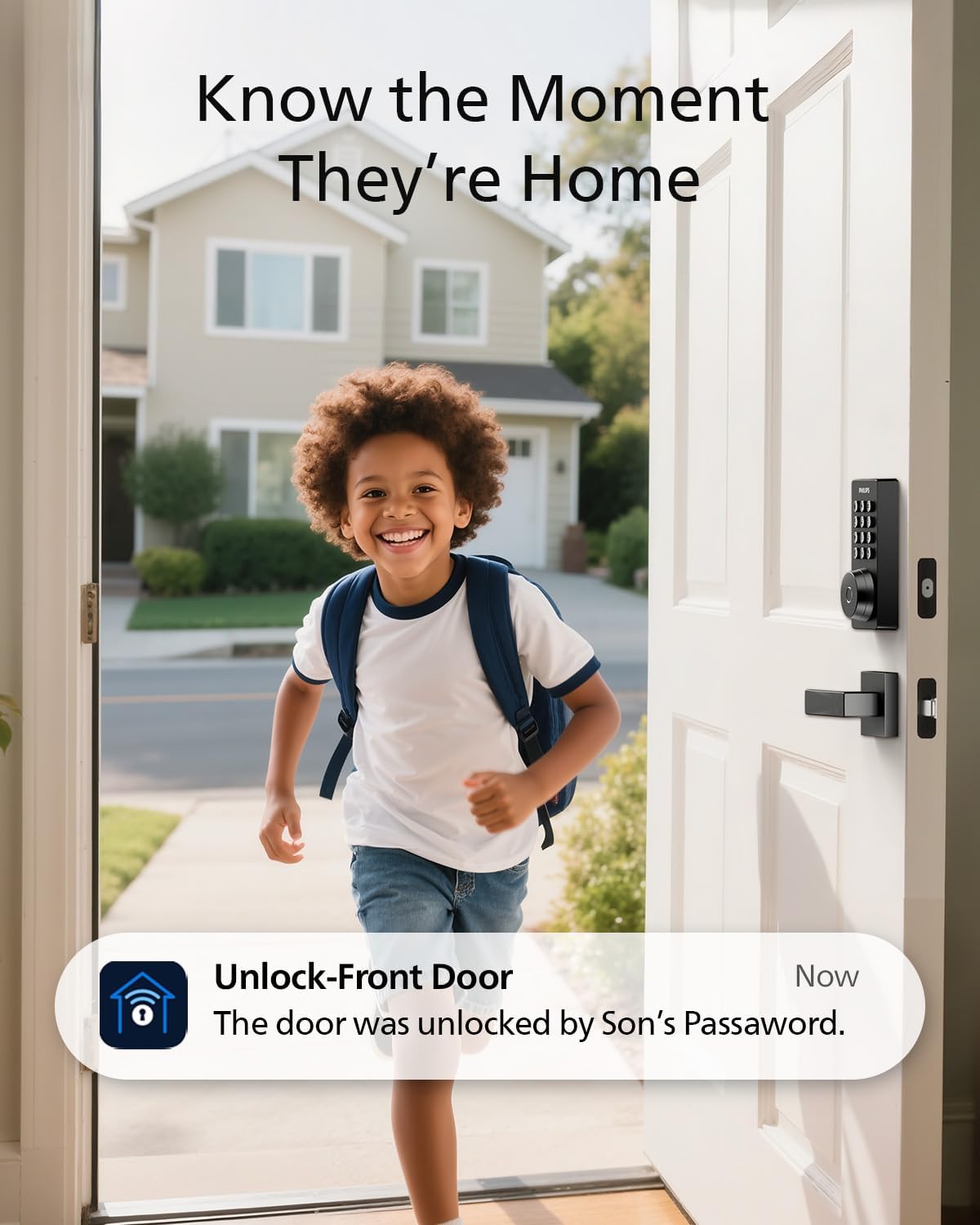 Thumbnail 4 de Philips Wi-Fi Smart Deadbolt Lock with Fingerprint, Passcode and Remote Access