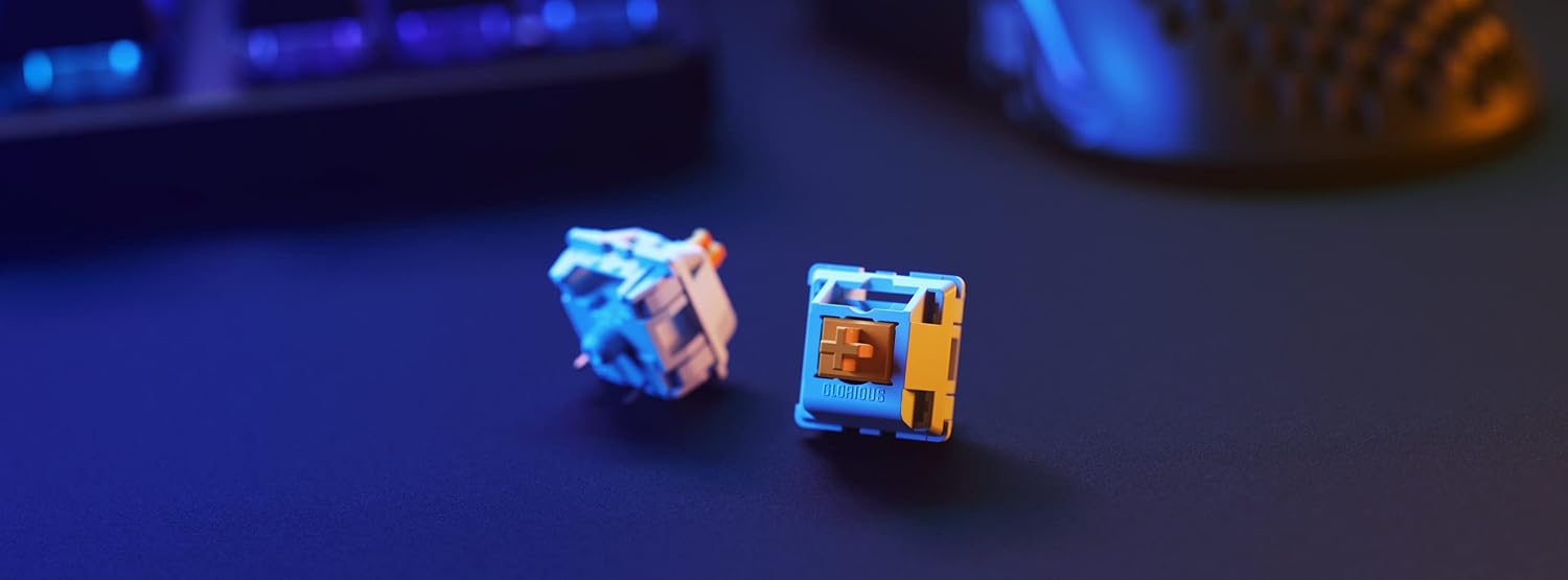 Detalle 2 de GLORIOUS GLO-SWT-HPANDA-LUBED Panda Tactile Switches, 3-Pin, Lubed, 36-Pack