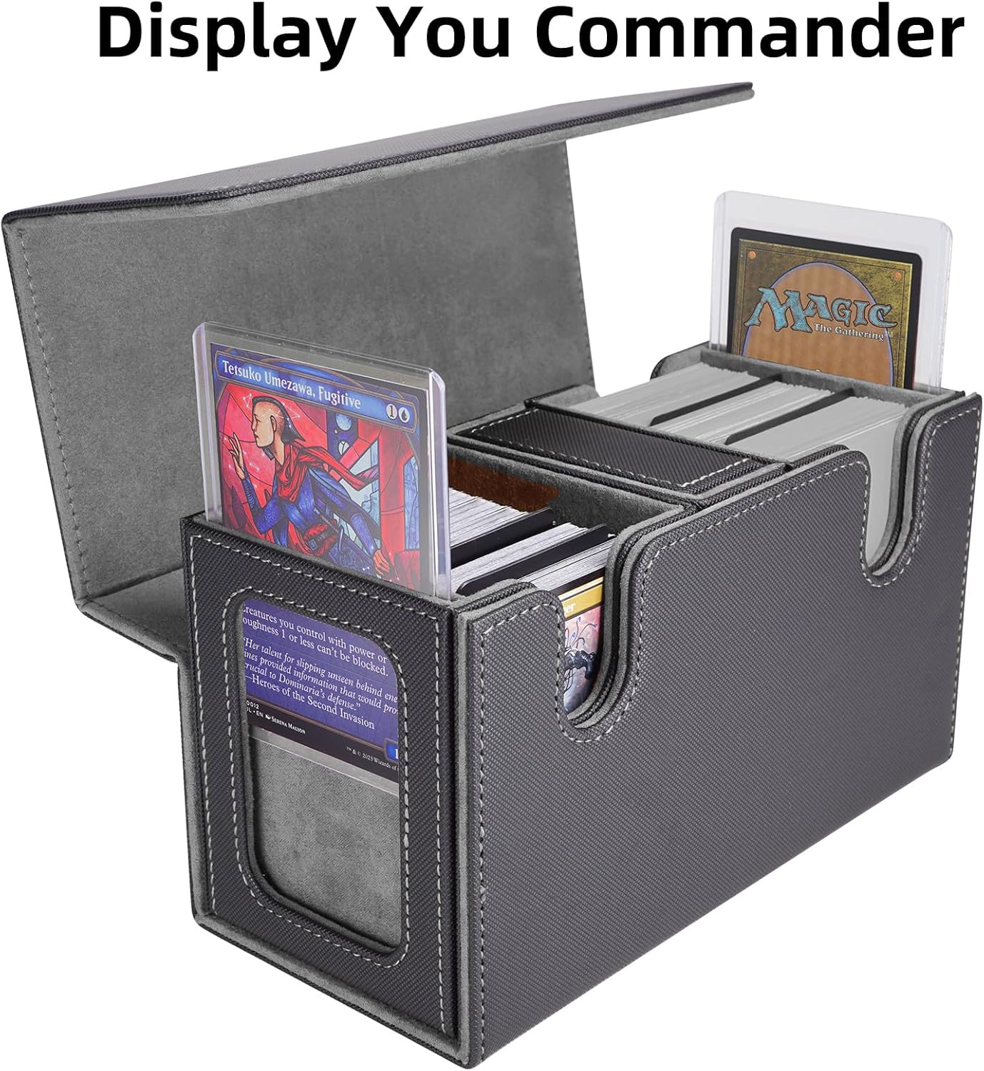 Detalle 2 de AFIING MTG Commander Card Storage Box 220 cards