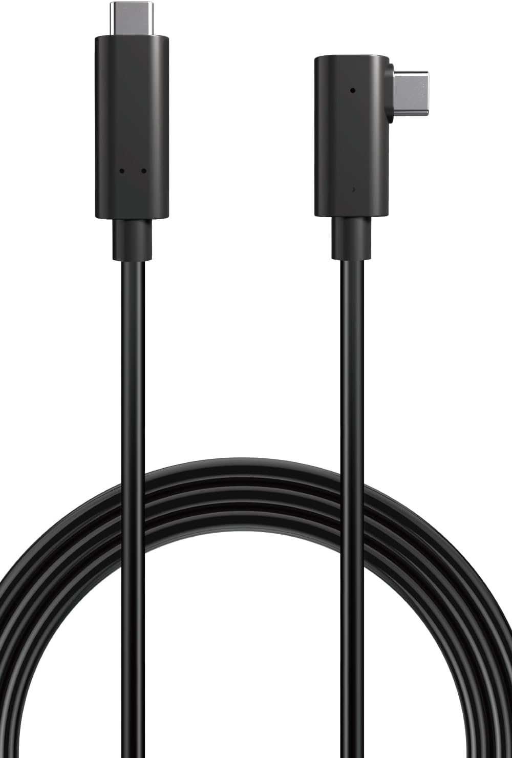 Detalle de エレコム DH-CCLO50BK USB Type-Cケーブル 5m・60W・10Gbps・L字コネクタ