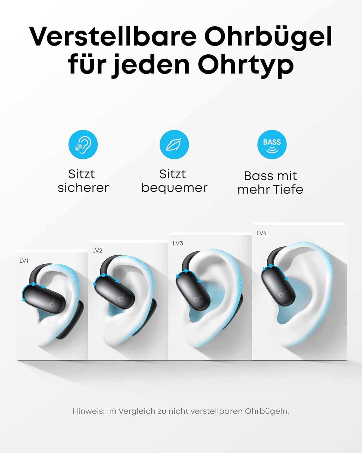 Thumbnail 4 de soundcore AeroFit 2 35 Stunden Open-Ear-Kopfhörer