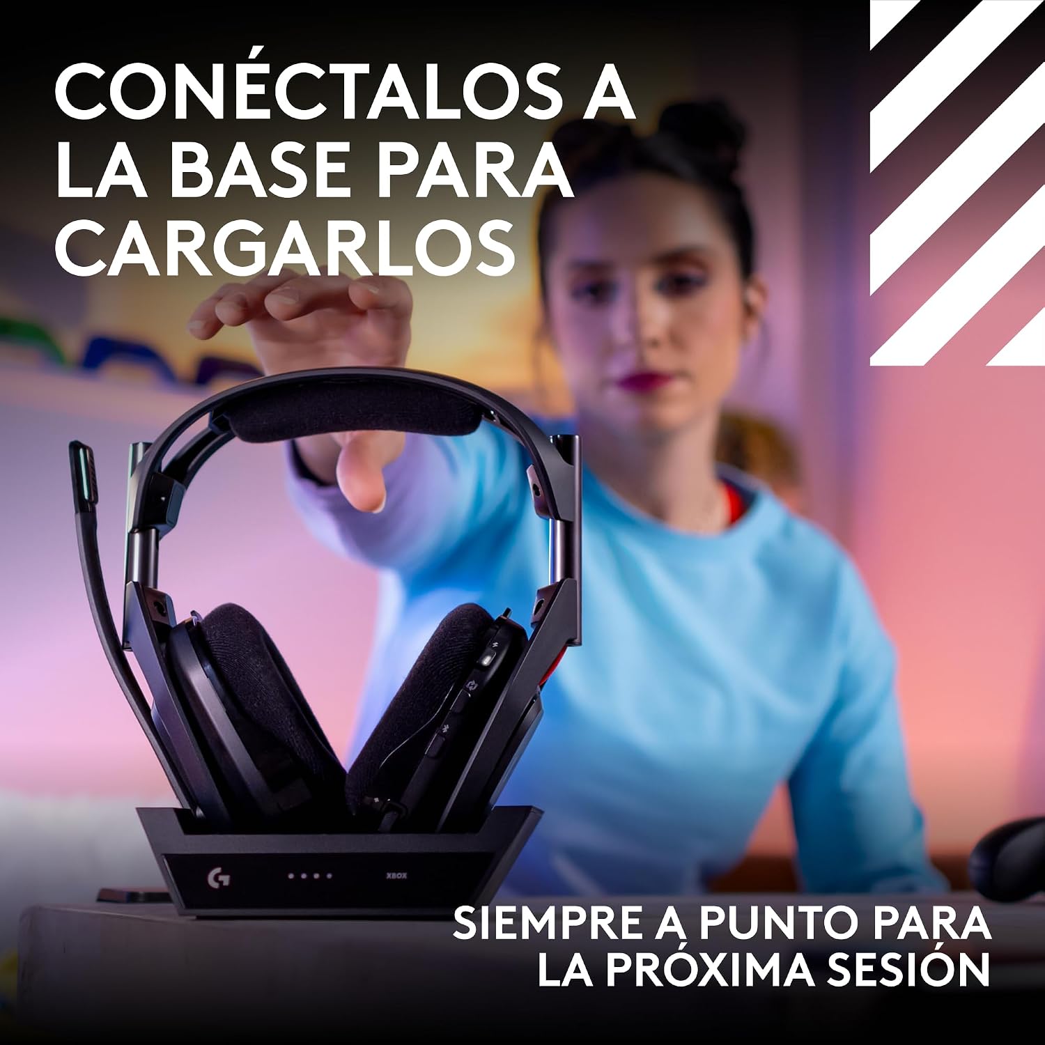 Detalle 2 de Logitech G Astro A50 LIGHTSPEED Auriculares inalámbricos Gen 5