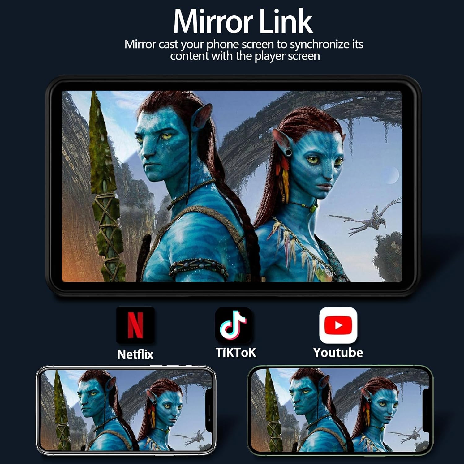 Thumbnail 2 de Wireless CarPlay 7" Portable Screen