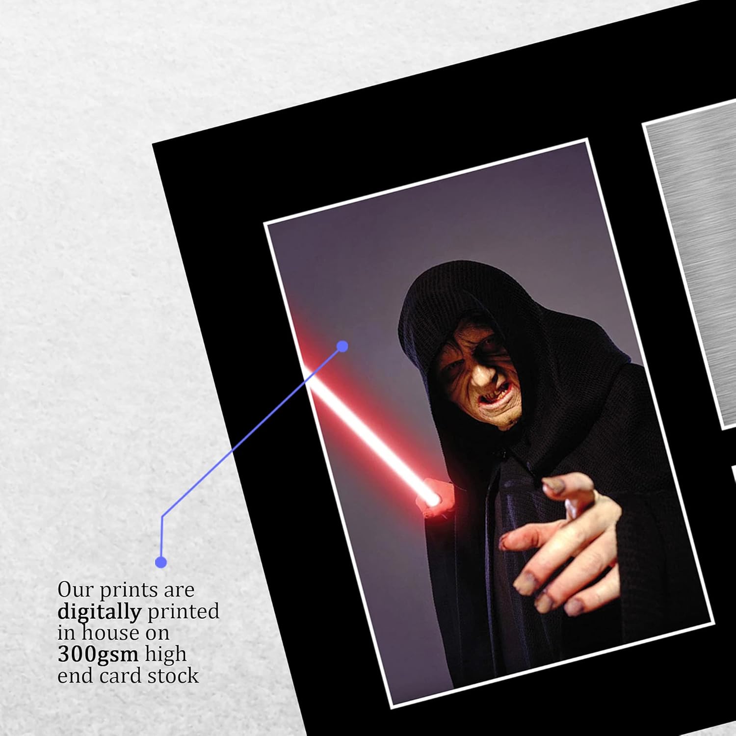 Thumbnail 3 de HWC Trading Ian McDiarmid signed A4 Palpatine print gift display (unframed)