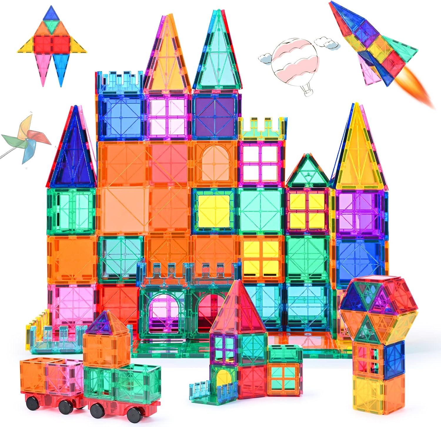 Detalle de Katiago Costruzioni magnetiche 100 pezzi per bambini 🧩