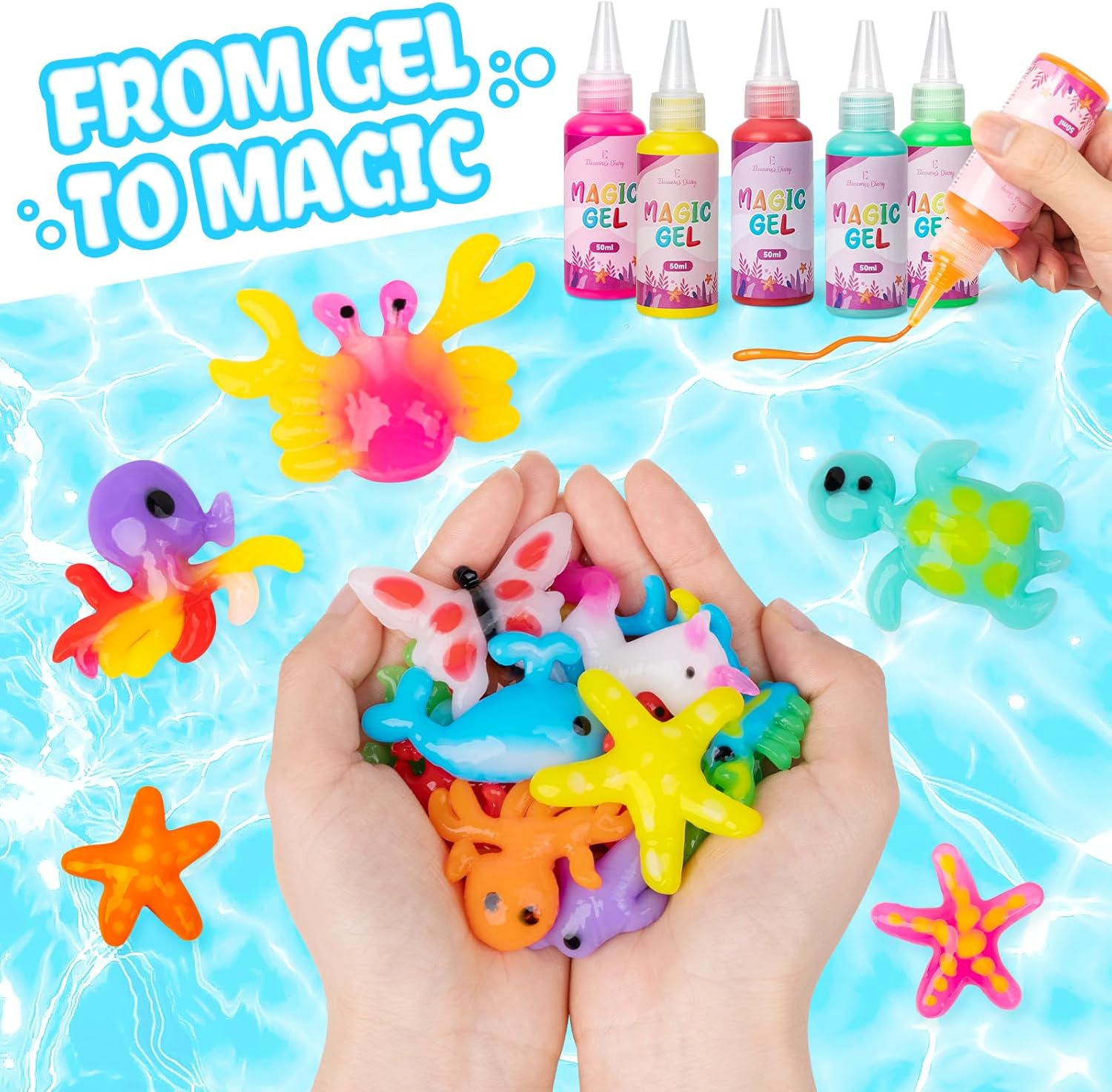 Thumbnail 3 de Aqua Gelz Creative Set 🌊 Geles Mágicos y Formas para Niños