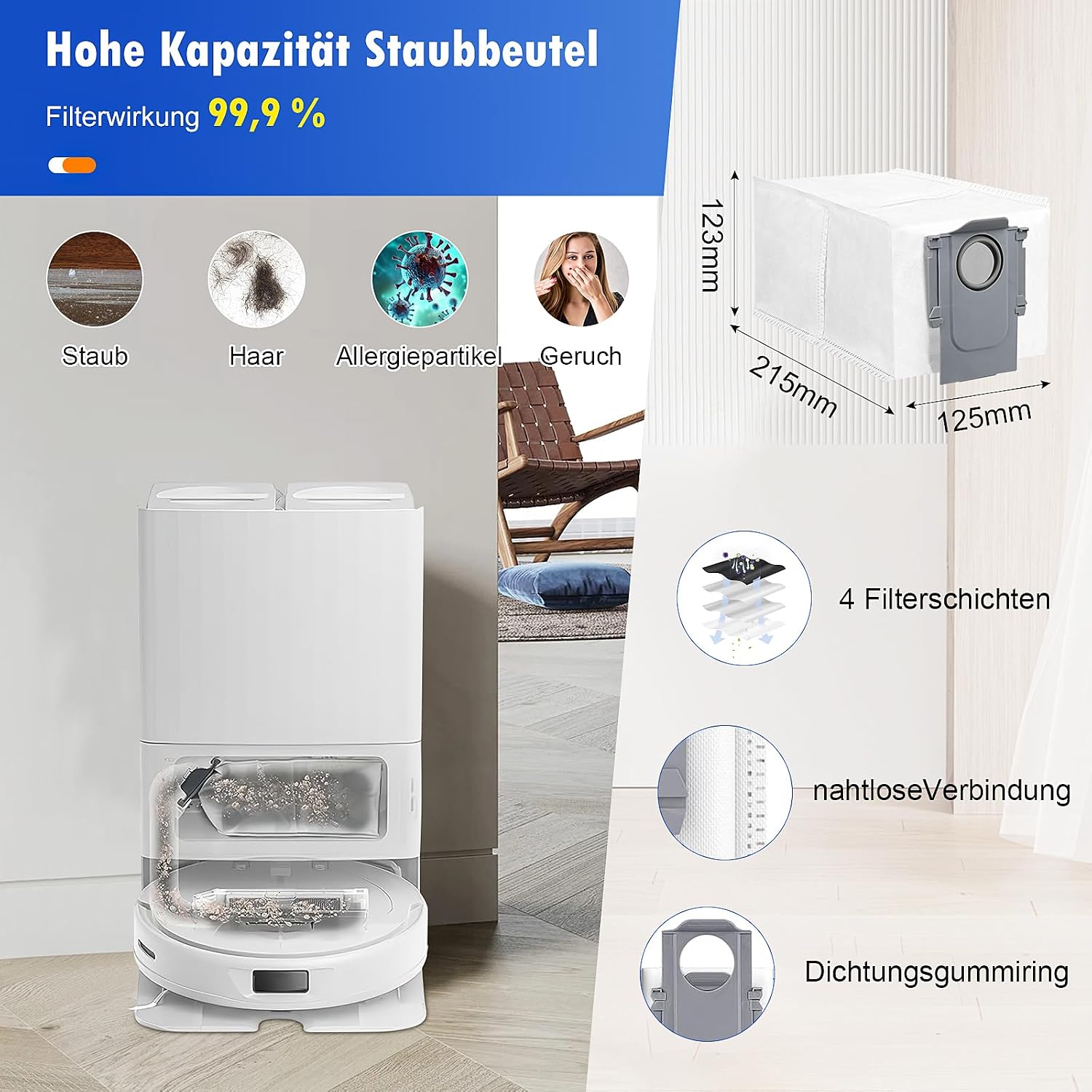 Thumbnail 3 de Zubehörset für Roborock Qrevo 21-teilig